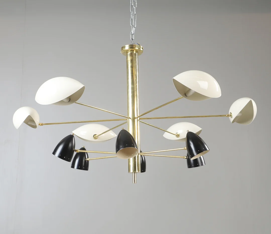 TAKLAMPA, ”Wink fanal chandelier”, Luci Progetti, Parma, Italien, samtida. — Ceiling lights — Helsingborgs Auktionskammare