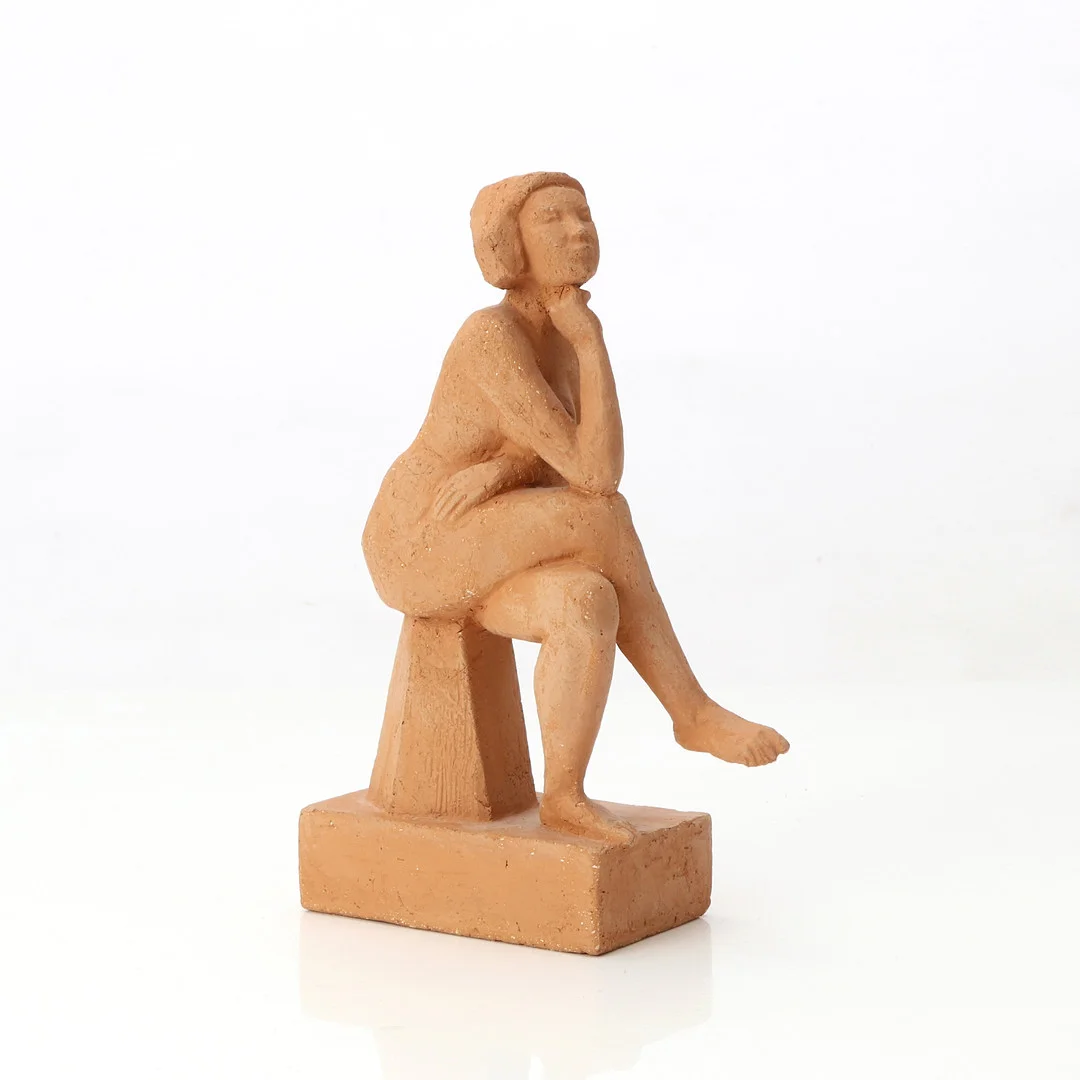 EMIL NÄSVALL, SKULPTUR. Terracotta, signerad och daterad 1964. — European — Skånes Auktionsverk