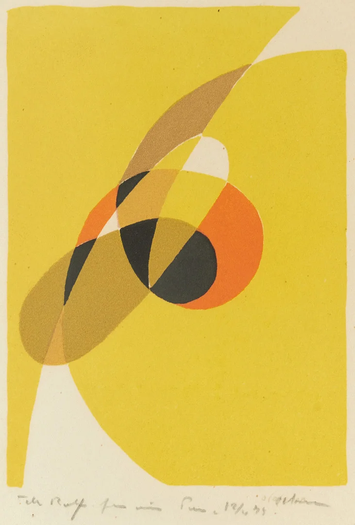 PIERRE OLOFSSON (1921–1996). Komposition, signerad, serigrafi. — Engravings & Prints — Crafoord Auktioner Stockholm