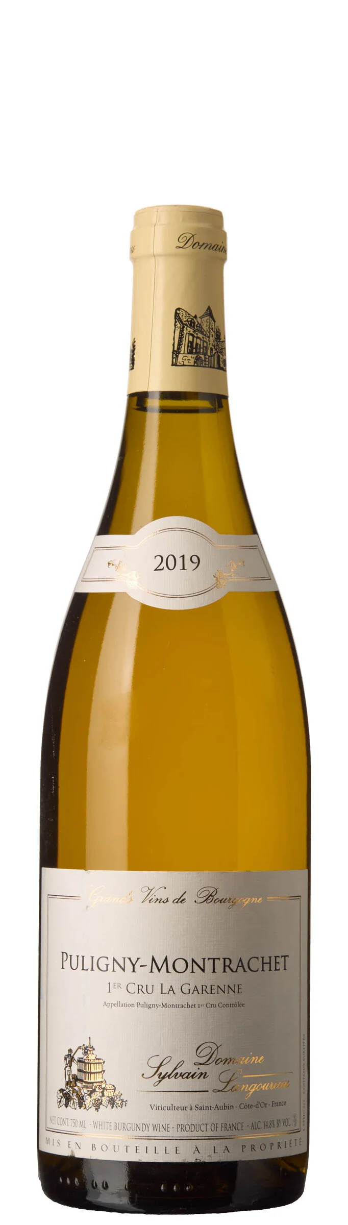 1 x Puligny-Montrachet 1er Cru La Garenne 2019, Sylvain Langoureau — 1 x Puligny-Montrachet 1er Cru La Garenne 2019, Sylvain Langoureau — Vin/Vin — Blomqvist