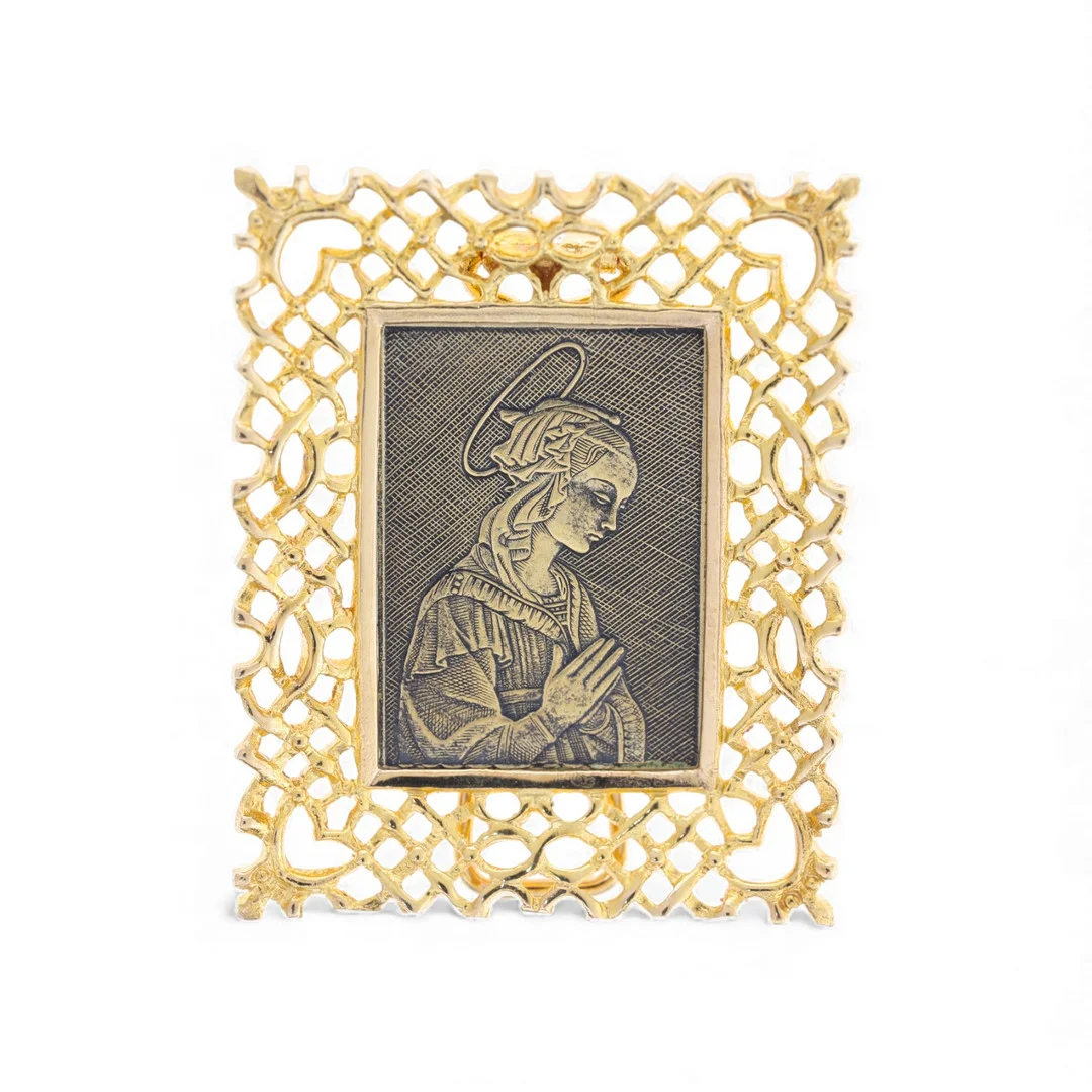 Table devotional medal in gold. — Objet de vertu & Miscellaneous — Balclis