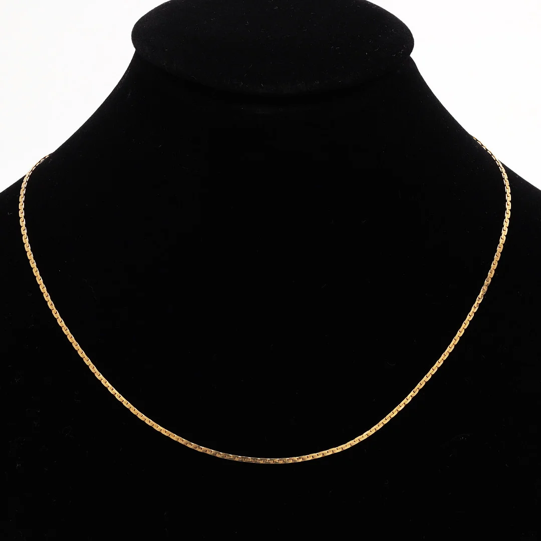 HALSBAND, guld 18k, vikt 4,27 gram. — Necklace — Växjö Auktionskammare