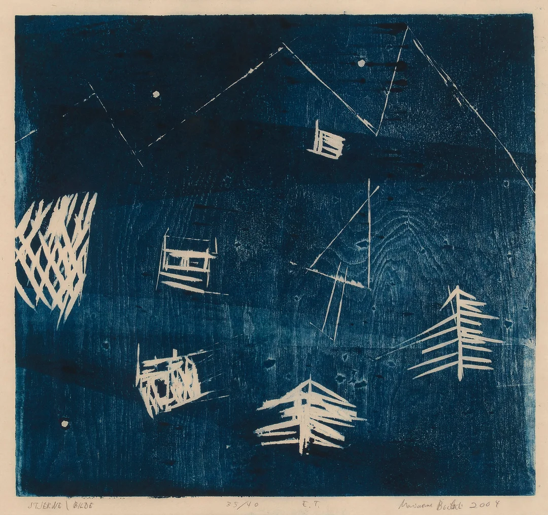 Bratteli, Marianne — "Stjerne / bilde" 2004 — Kunst/Grafikk — Blomqvist