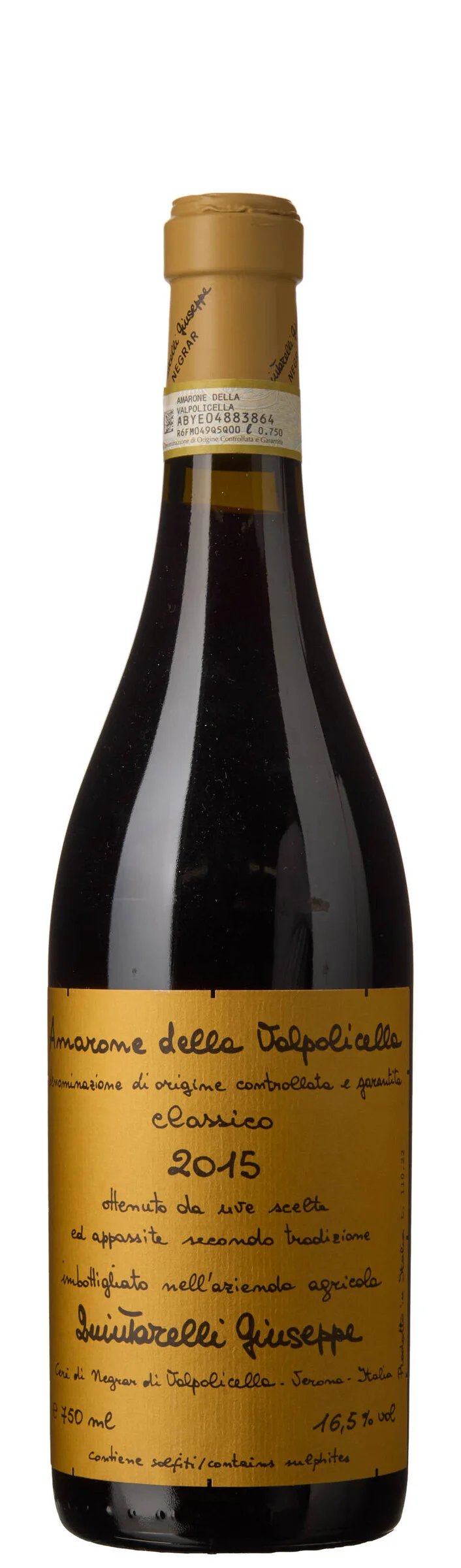 1 x Amarone della Valpolicella Classico 2015, Giuseppe Quintarelli — 1 x Amarone della Valpolicella Classico 2015, Giuseppe Quintarelli — Vin/Vin — Blomqvist