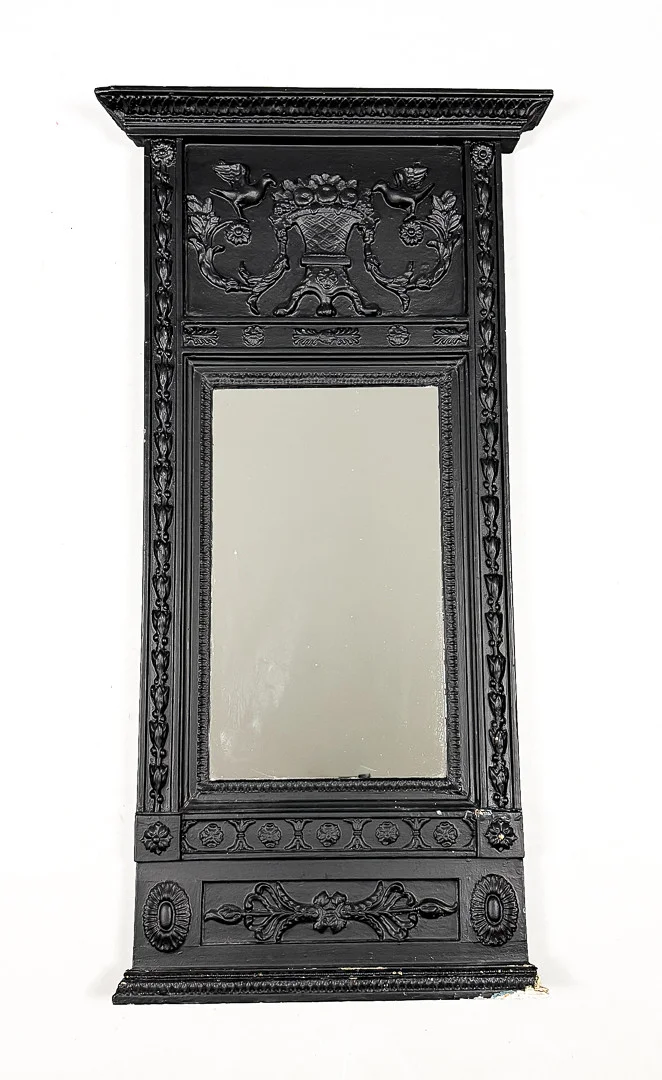 SPEGEL, etikettmärkt, 17/1800-tal. — Mirrors — Auktionshuset STO Bohuslän