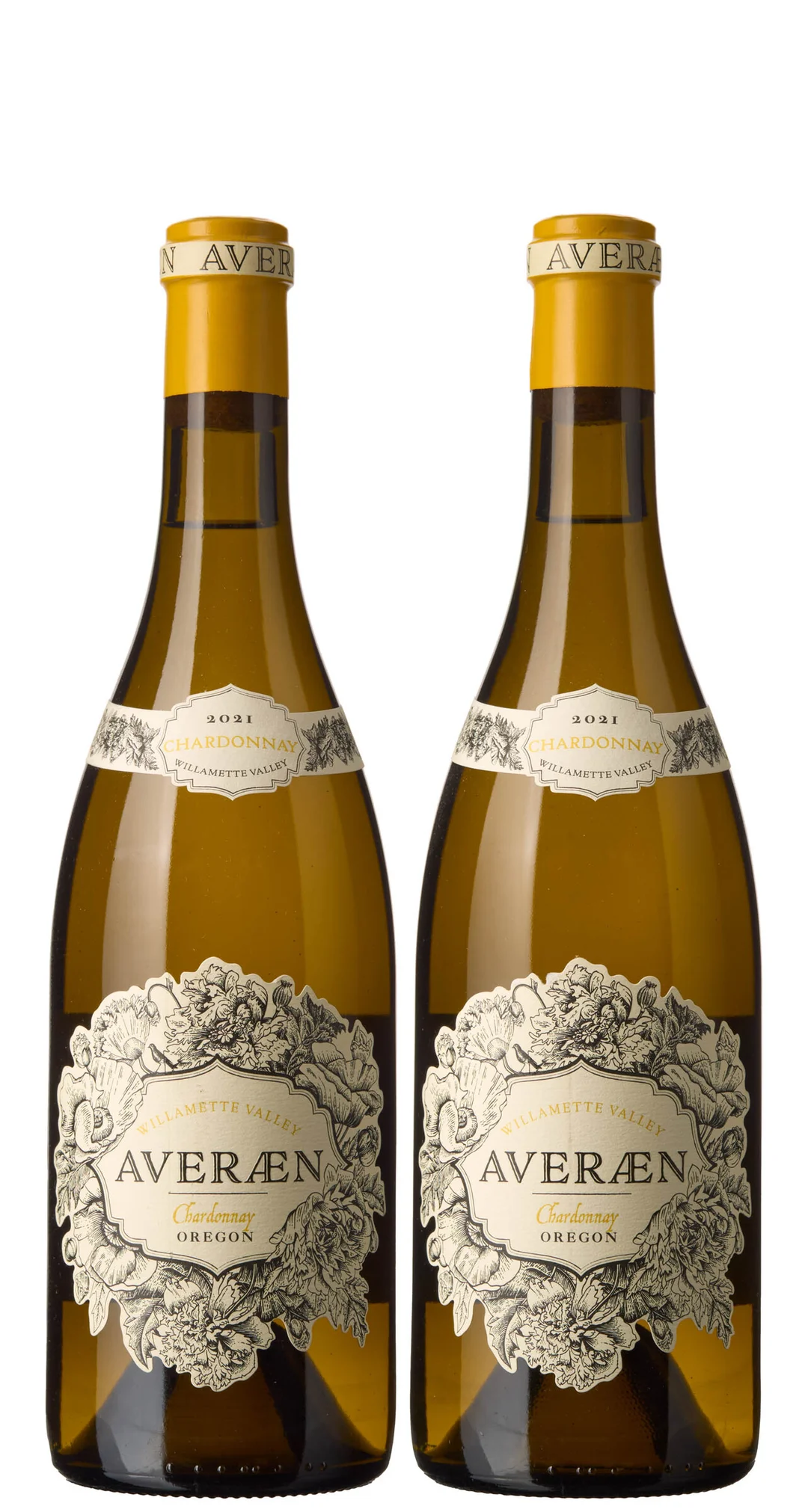 2 x Willamette Valley Chardonnay 2021, Averæn — 2 x Willamette Valley Chardonnay 2021, Averæn — Vin/Vin — Blomqvist