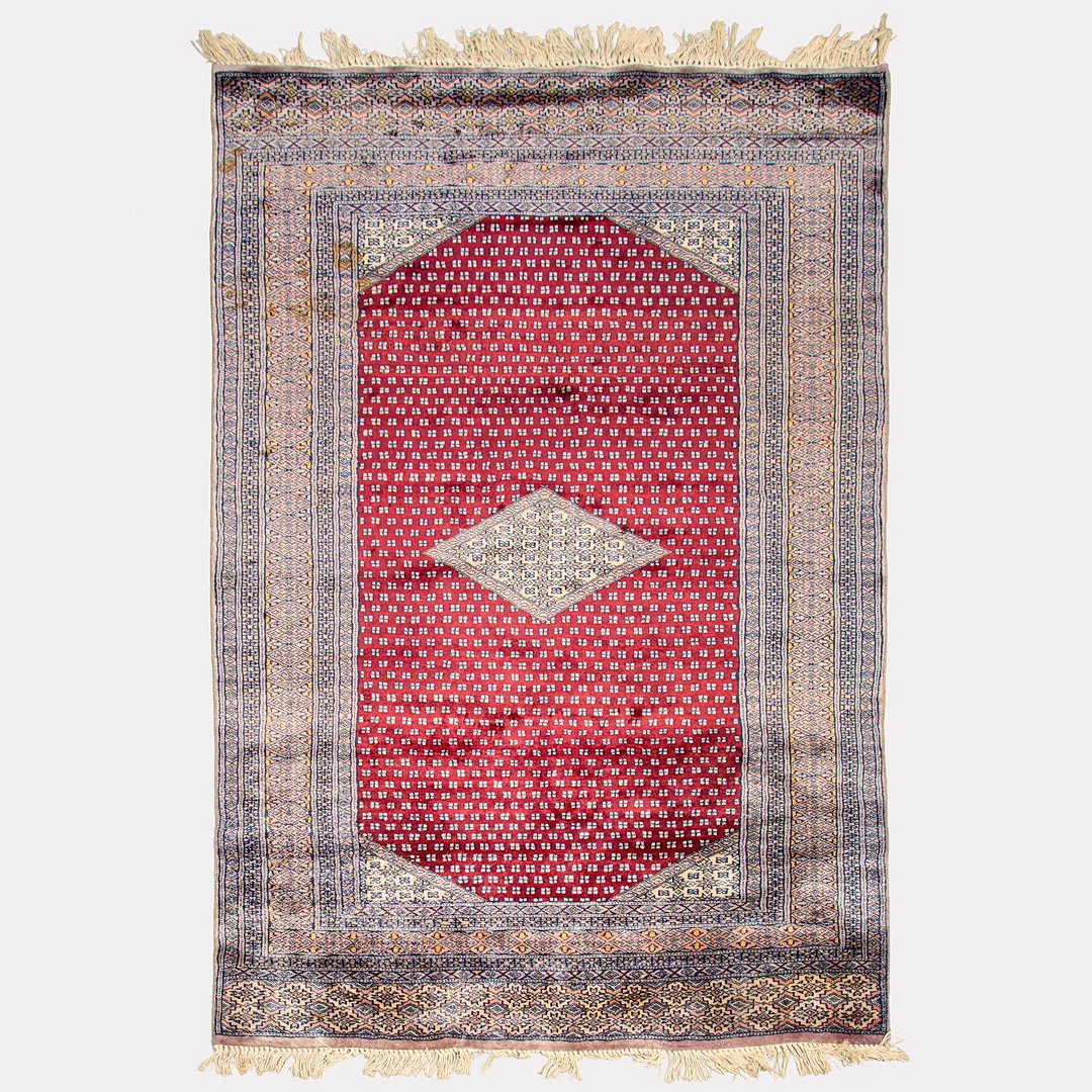 Matta, Sarouk, old. — Oriental Carpets & Textiles — Uppsala Auktionskammare