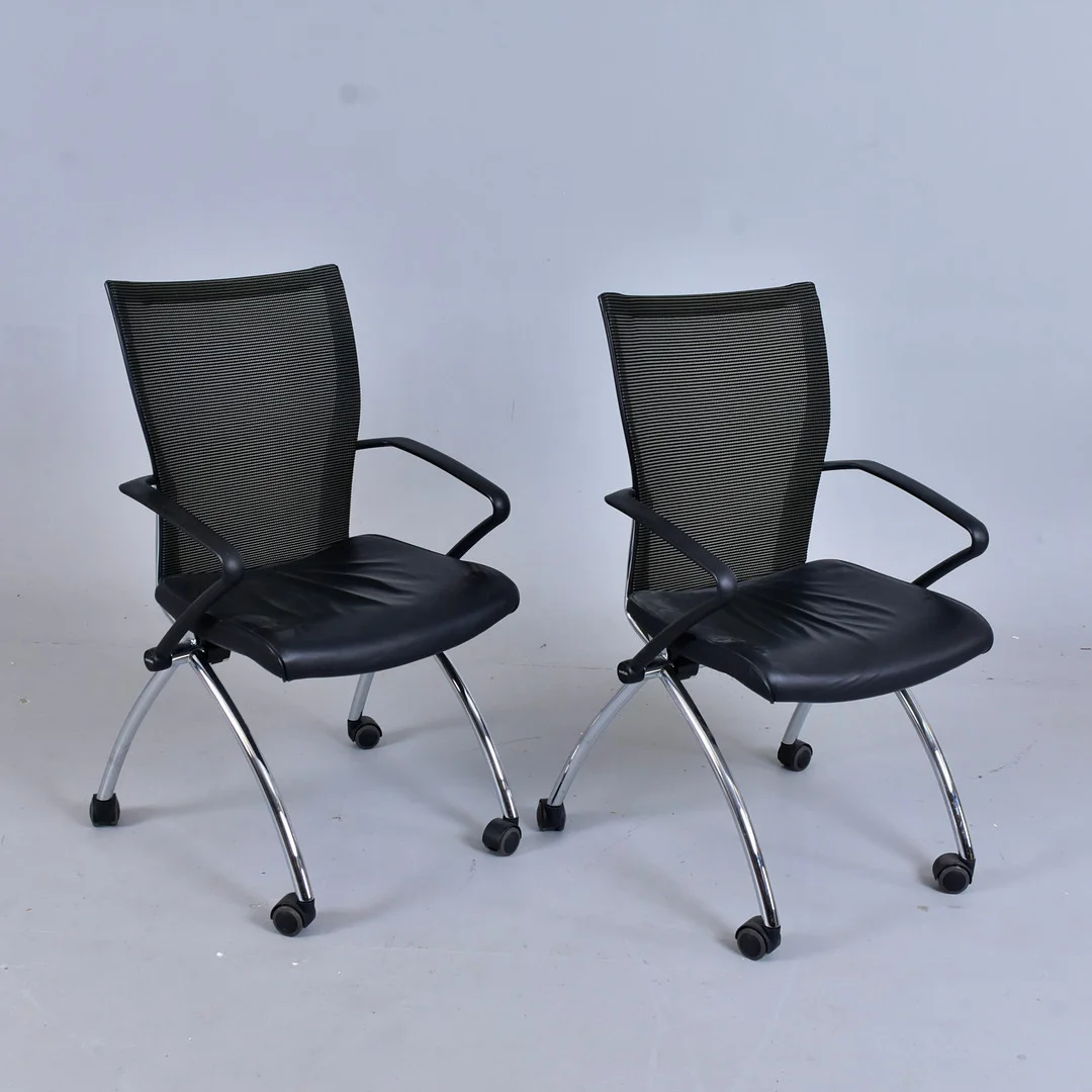 KONTORSSTOLAR, 2 st, LGA Nürnberg. — Armchairs & Chairs — Halmstads Auktionskammare