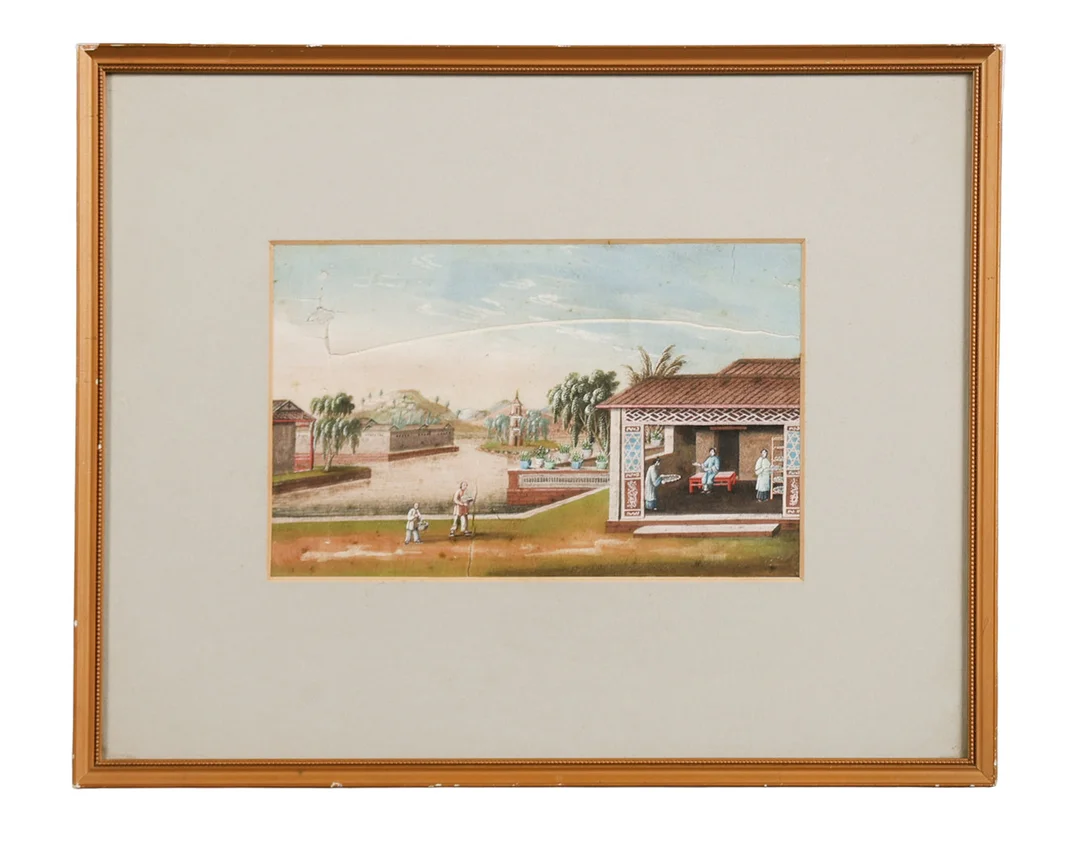 LATE 19TH CENTURY CHINESE SCHOOL, LANDSCAPE ON RICE PAPER. — Other — Bishop & Miller