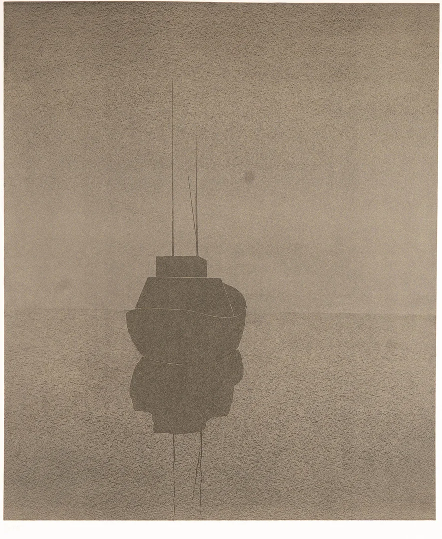 ARNE OLSSON. Färglitografi "Båt" Signerad & numrerad: 9/75. — Engravings & Prints — Norrlands Auktionsverk