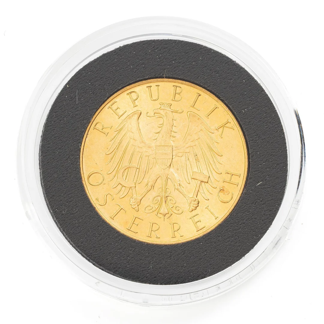 Guldmynt, Österrike, 25 Schilling, 1926. — Militaria/Mynt — Bukowskis