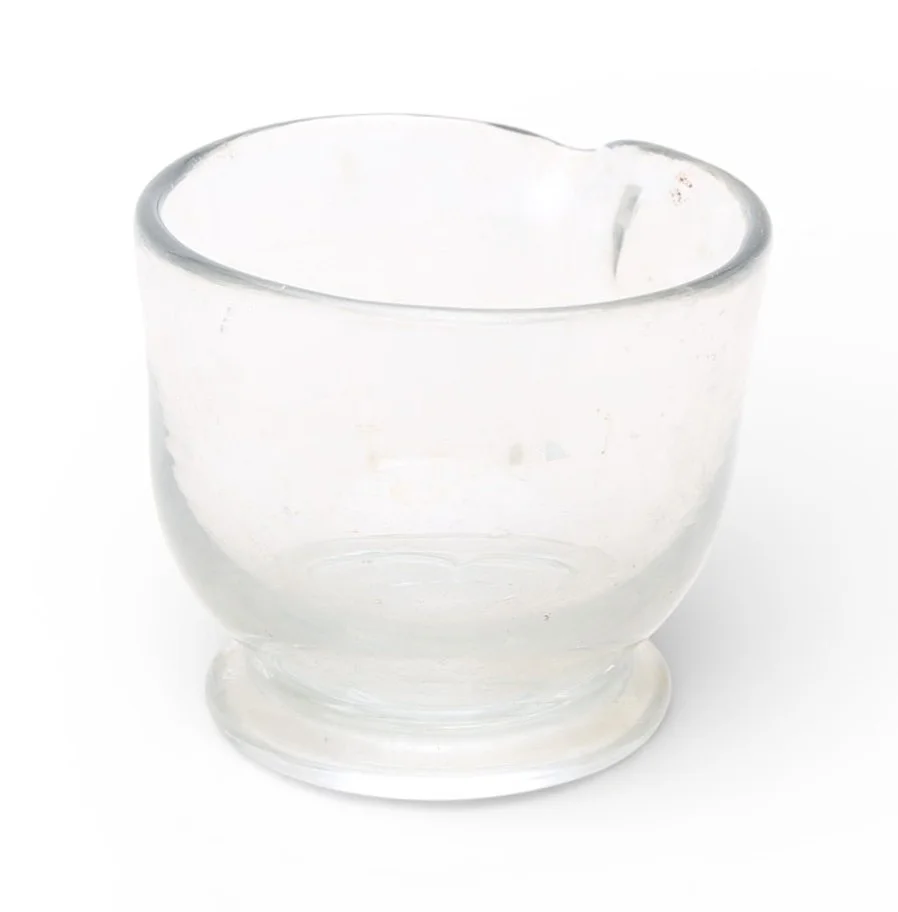 Blown glass mortar with spout, late 19th Century. — Other — Balclis