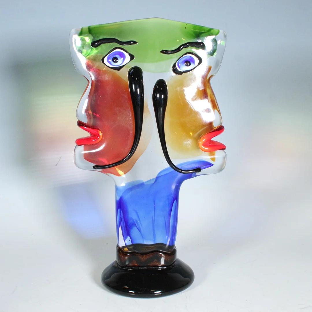 Kubistische Glasskulptur. — Art glass — Stockholms Auktionsverk Düsseldorf/Neuss