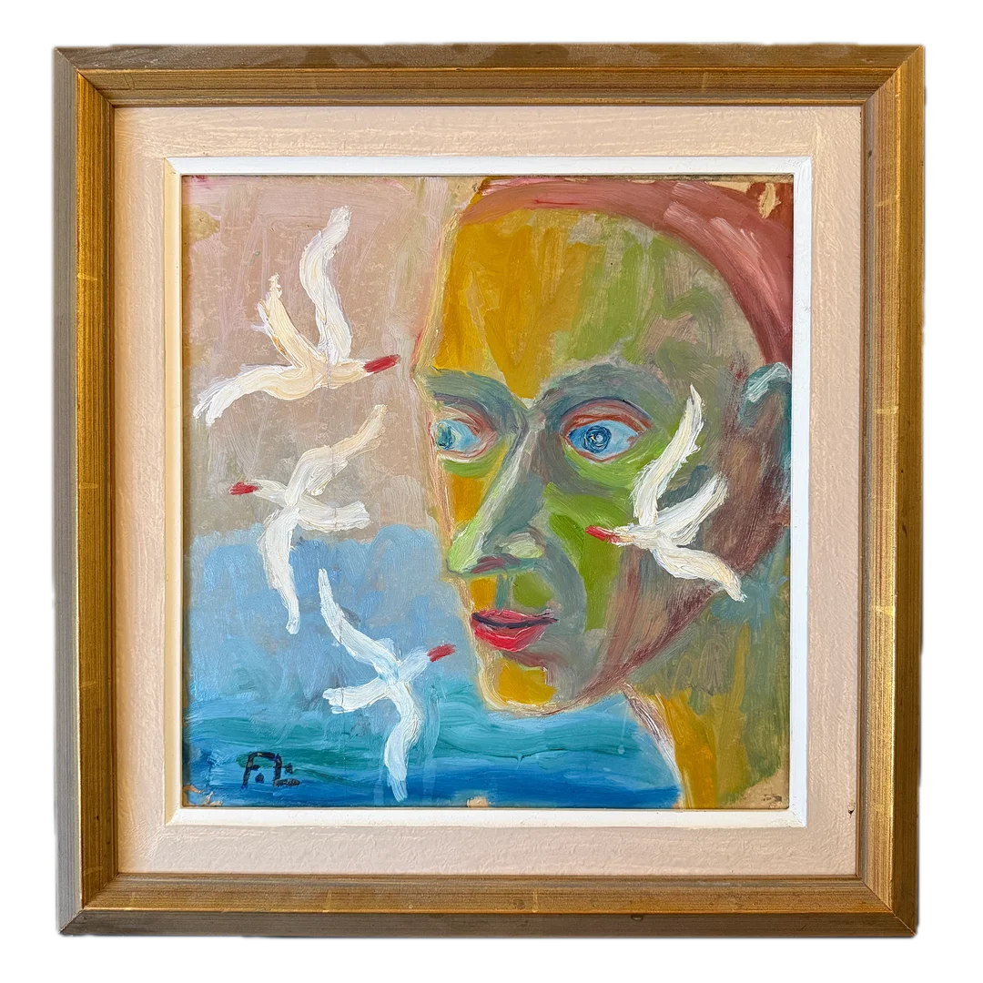 FRANS LARSSON. Olja på Pannå. — Paintings — Auktionshuset STO Bohuslän