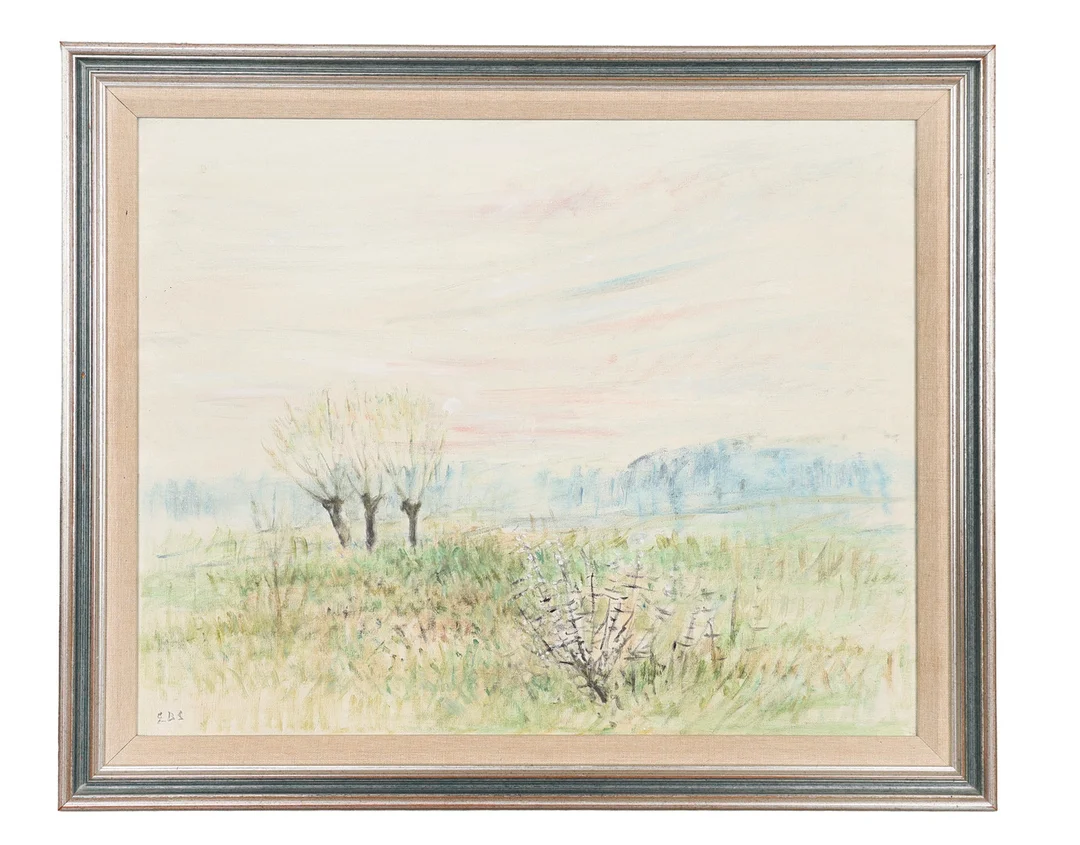 ELINOR BELLINGHAM SMITH (BRITISH 1906-1988), STUDY OF FIELDS AND TREES. — Paintings — Bishop & Miller
