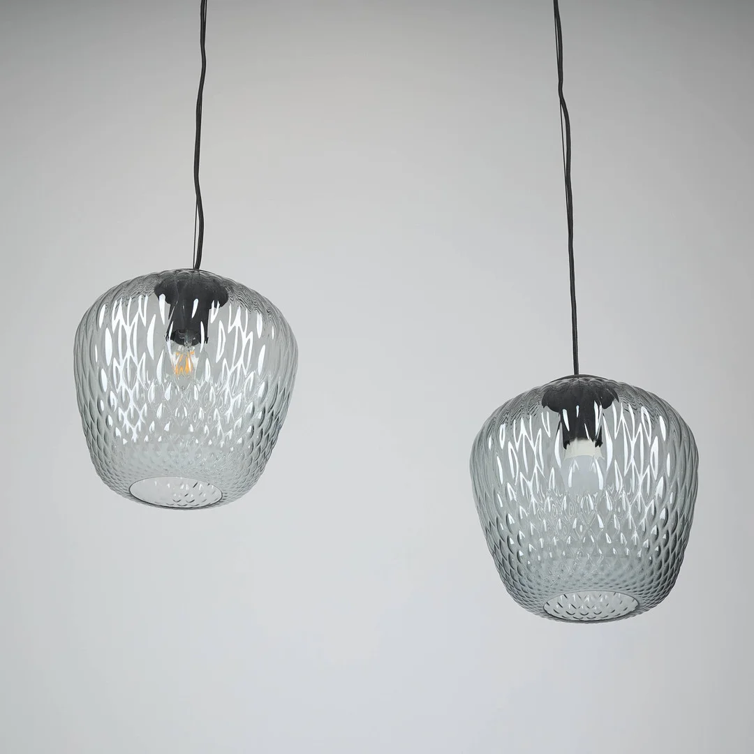 TAKLAMPOR, ett par, "Blown", Samuel Wilkinson, & Tradition. — Ceiling lights — Stockholms Auktionsverk Helsinki