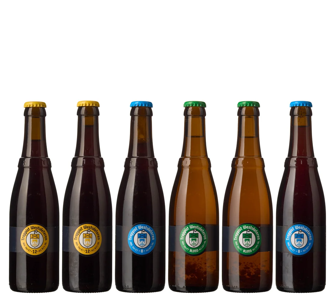 6 x Miks 0,33 l Westvleteren Trappist Øl (2 x Blond, 2 x 8, 2 x 12) — 6 x Miks 0,33 l Westvleteren Trappist Øl (2 x Blond, 2 x 8, 2 x 12) — Vin/Brennevin — Blomqvist