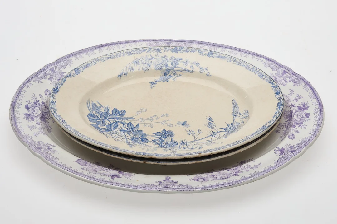 SERVERINGSFAT, 3 st. Gustavsberg, "Fasan" och "Ceres", 1900-1902. — Tableware — Örebro Stadsauktioner