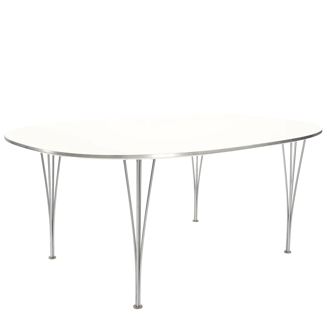 Piet Hein/Bruno Mathsson. Super elliptical table 180x120 cm. — Furniture/Dining tables, dining room furniture — Lauritz