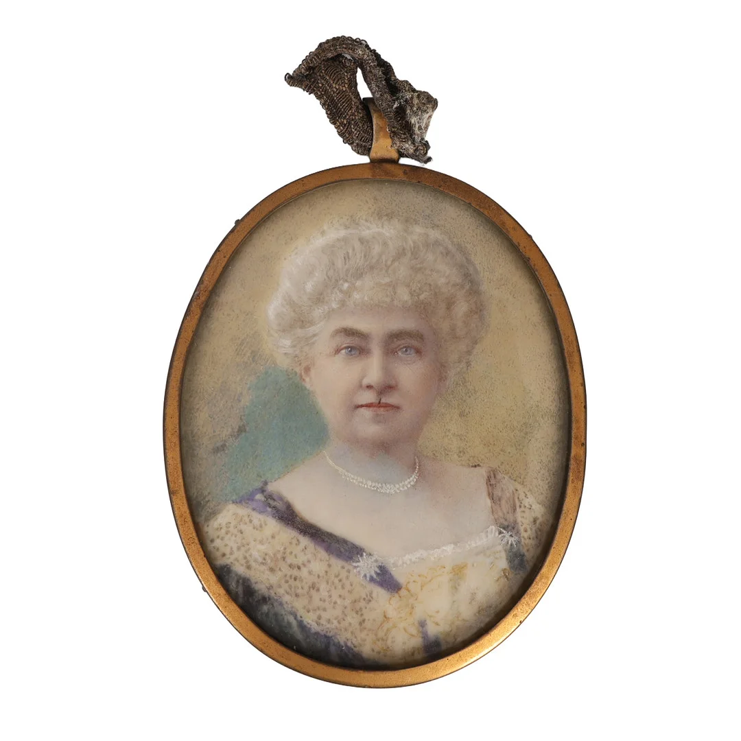 BRITISH SCHOOL EARLY 20TH CENTURY, PORTRAIT MINIATURE OF A LADY. — Paintings — Bishop & Miller