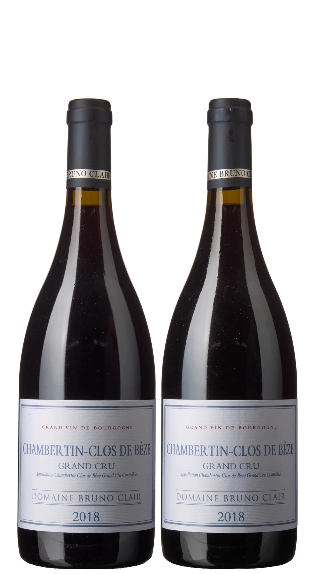 2 x Chambertin-Clos de Beze Grand Cru 2018, Bruno Clair — 2 x Chambertin-Clos de Beze Grand Cru 2018, Bruno Clair — Vin/Vin — Blomqvist