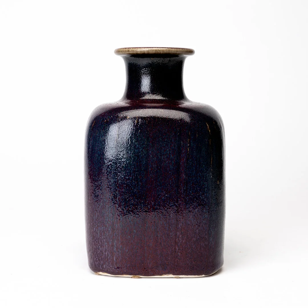 STIG LINDBERG. Vas, glaserat stengods, signerad, studiohanden, Gustavsberg, 1961. — European — Auktionshuset Kolonn