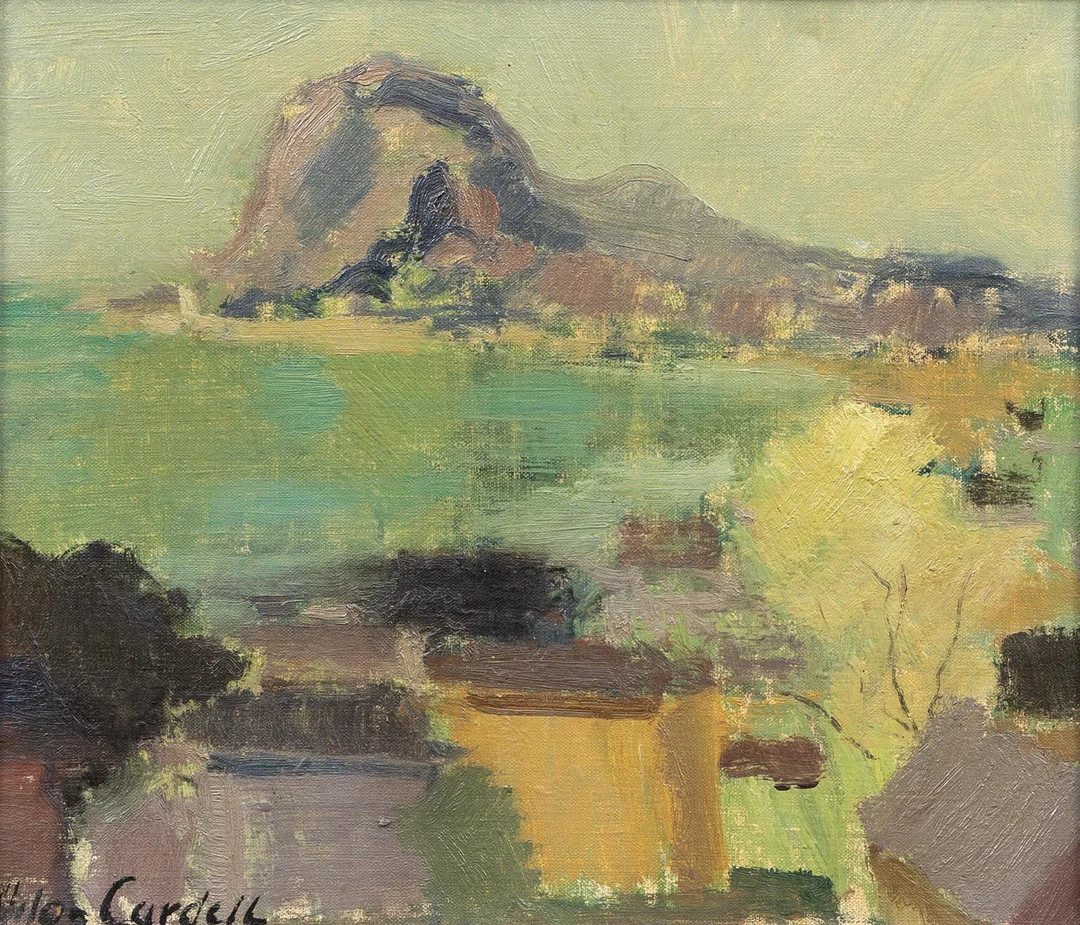 HELGE CARDELL. Kustlandskap, olja på duk, signerad. — Paintings — Garpenhus Auktioner