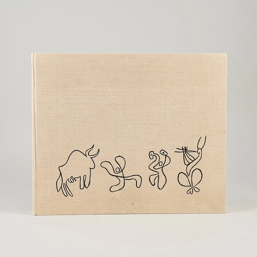 PABLO PICASSO (1881-1973). Konstmapp, Linolshnitte, Verlag Arthur Niggle, Teufen, Schweiz 1962 (45 blad). — Engravings & Prints — Metropol Auktioner