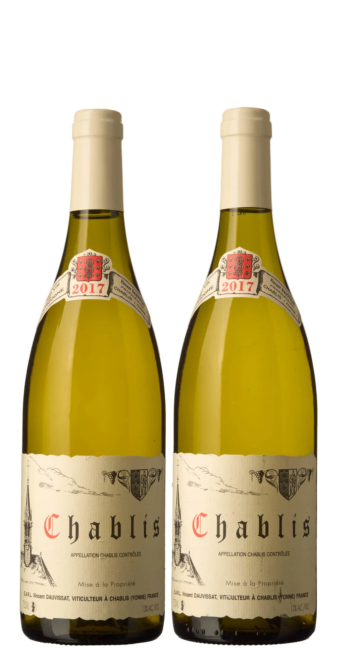 2 x Chablis 2017, Vincent Dauvissat — 2 x Chablis 2017, Vincent Dauvissat — Vin/Vin — Blomqvist