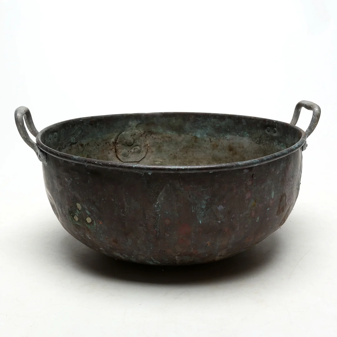 SKÅL, koppar, allmoge. — Other — Kalmar Auktionsverk