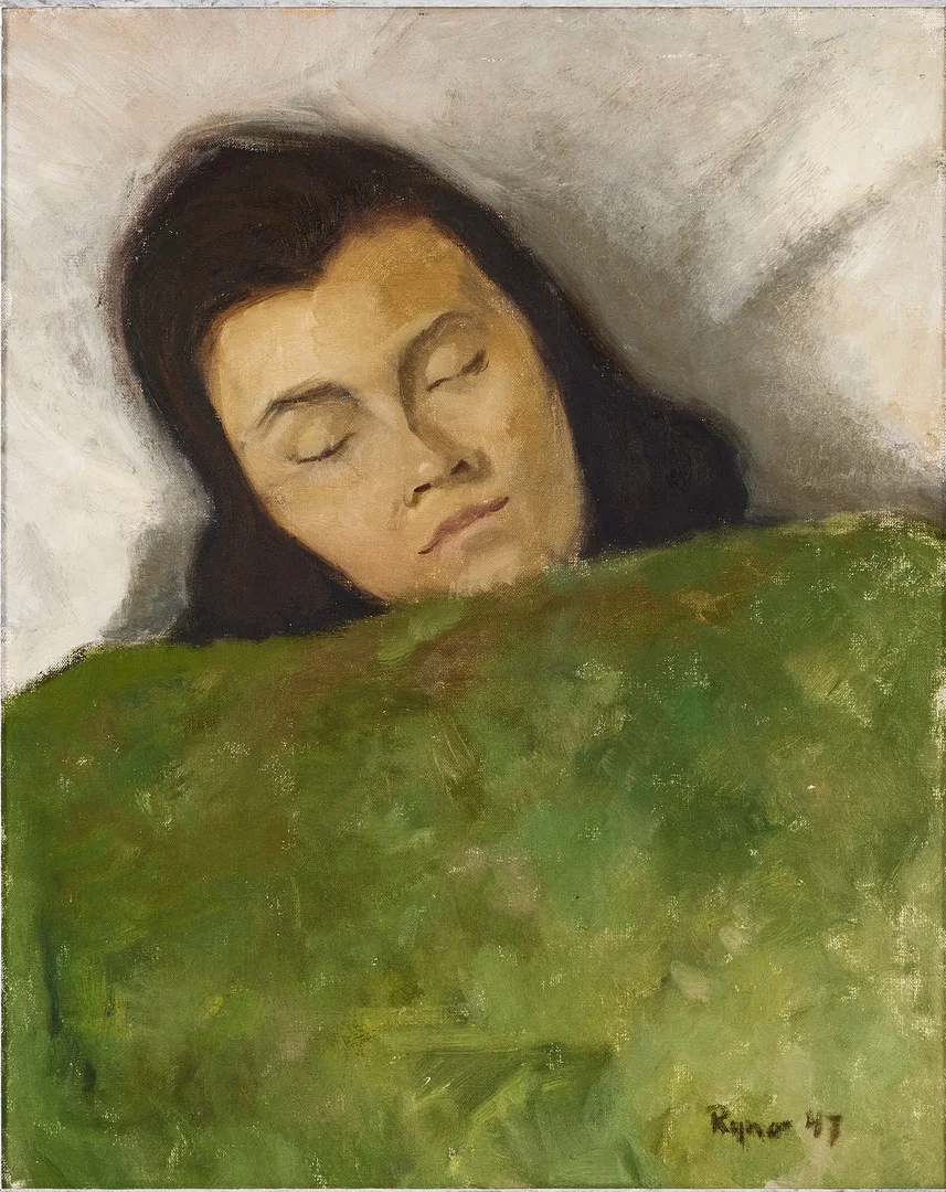 RYNO FRIEBERG. "Beth sover". — Paintings — Stockholms Auktionsverk Magasin 5