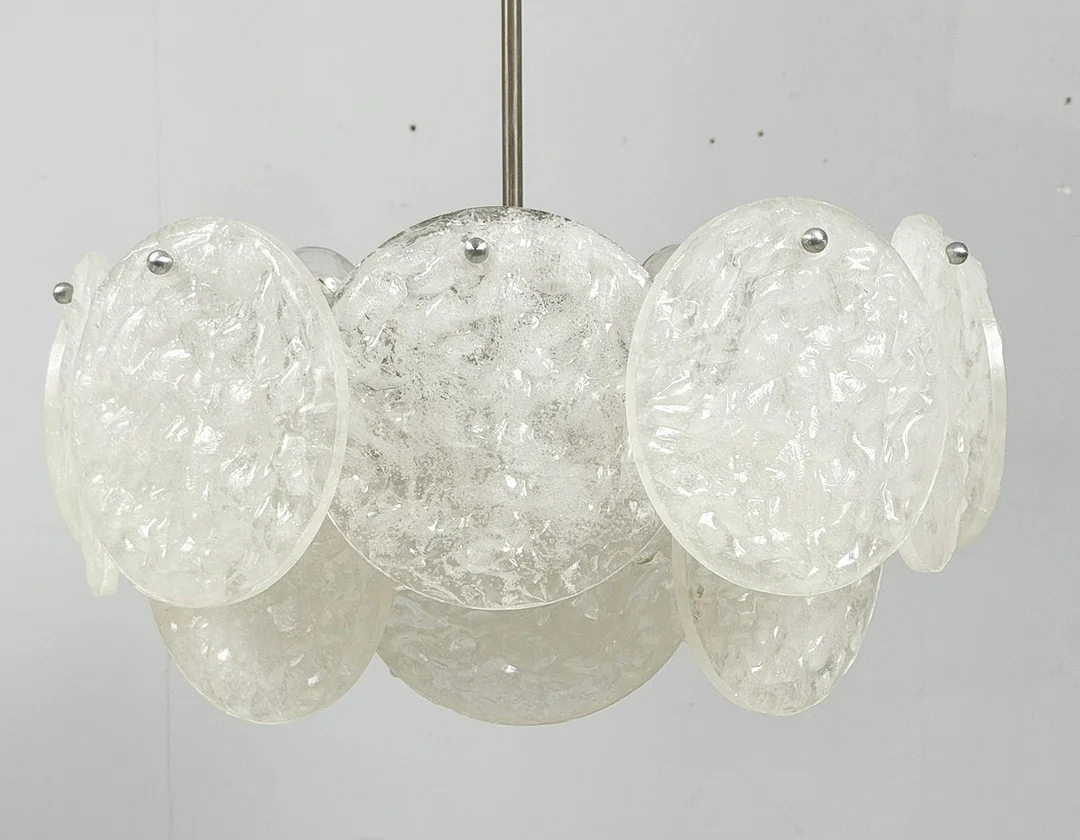Mid Century Deckenlampe/Kronleuchter, Deutschland, 1970er Jahre. — Ceiling lights — Stockholms Auktionsverk Düsseldorf/Neuss
