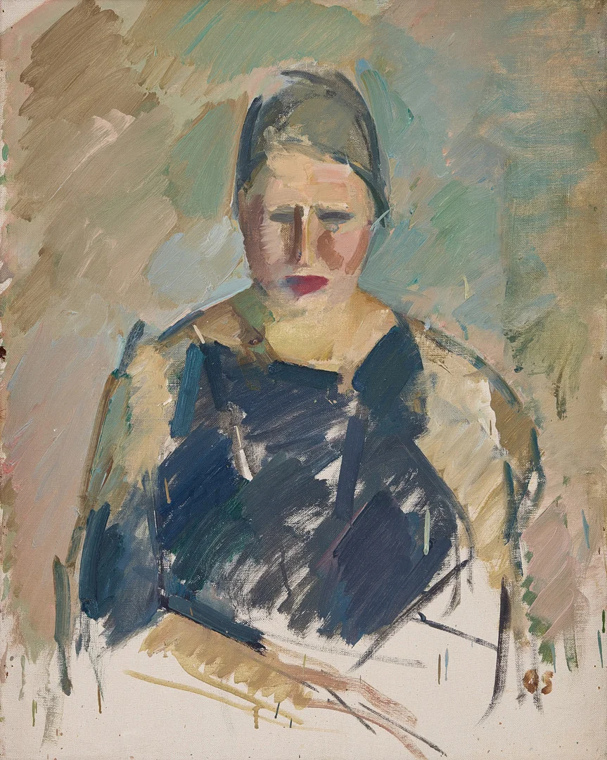 OLLE SKAGERFORS. "Porträtt". — Paintings — Stockholms Auktionsverk Fine Art