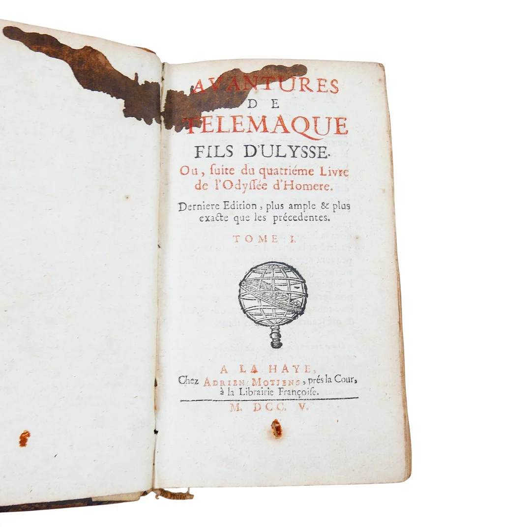'AVANTURES DE TELEMAQUE FILS D'ULYSSE' BOOK 1, (PUB. 1705). — Books — Batemans of Stamford