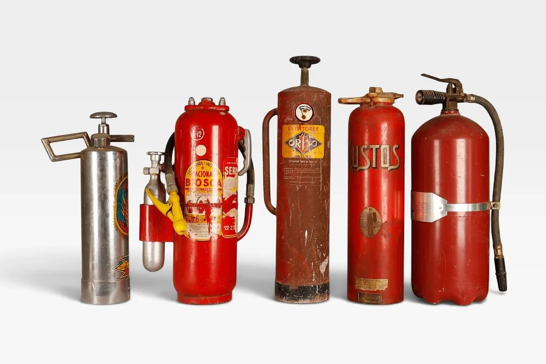 5 extintores de la segunda mitad del siglo XX. — Other collectables — Barcelona Auctions