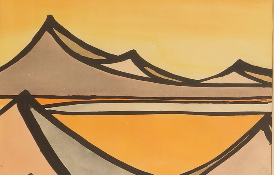 OIDENTIFIERAD KONSTNÄR, bladteknik, signerad. — Paintings — RA Auktionsverket Norrköping