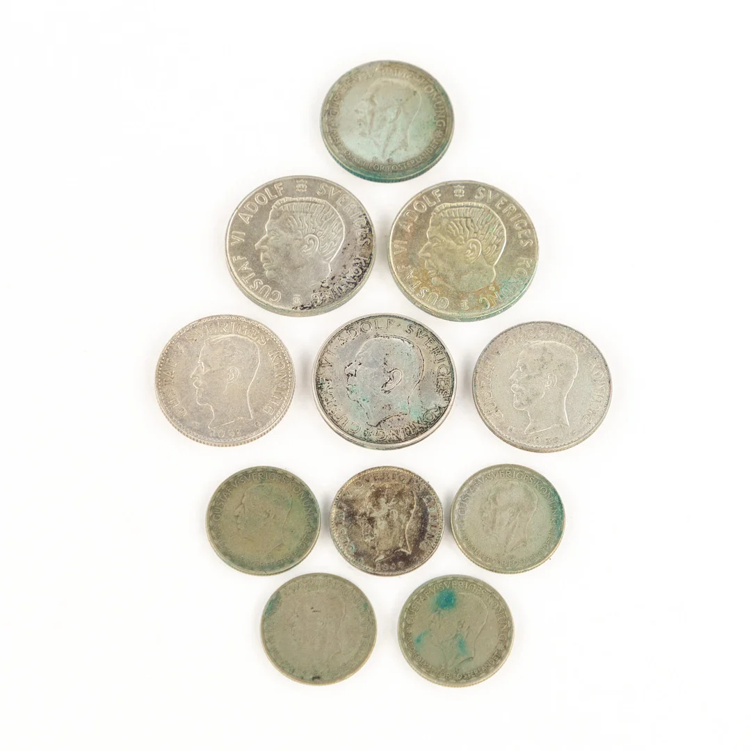 MYNT, 11 st, silver, Sverige. — Coins & Banknotes — Karljohan Auktioner