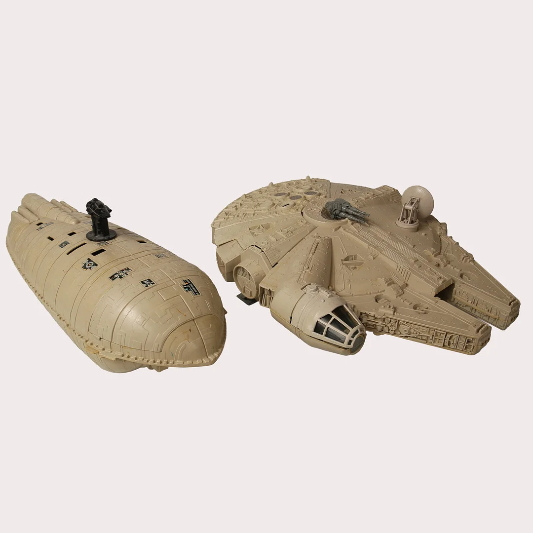 STAR WARS "Millenium Falcon" samt rebel transport ,Kenner 1979. — Action figures & Sci-Fi — Limhamns Auktionsbyrå