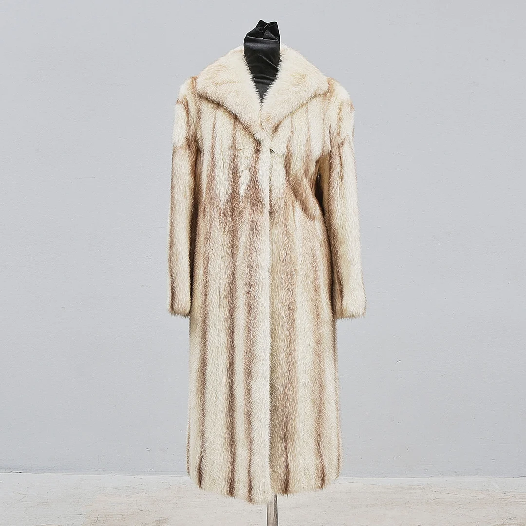 MINKPÄLS, Sophie Ericson efter. Storlek 36 ca. — Vintage & Designer Fashion — Metropol Auktioner