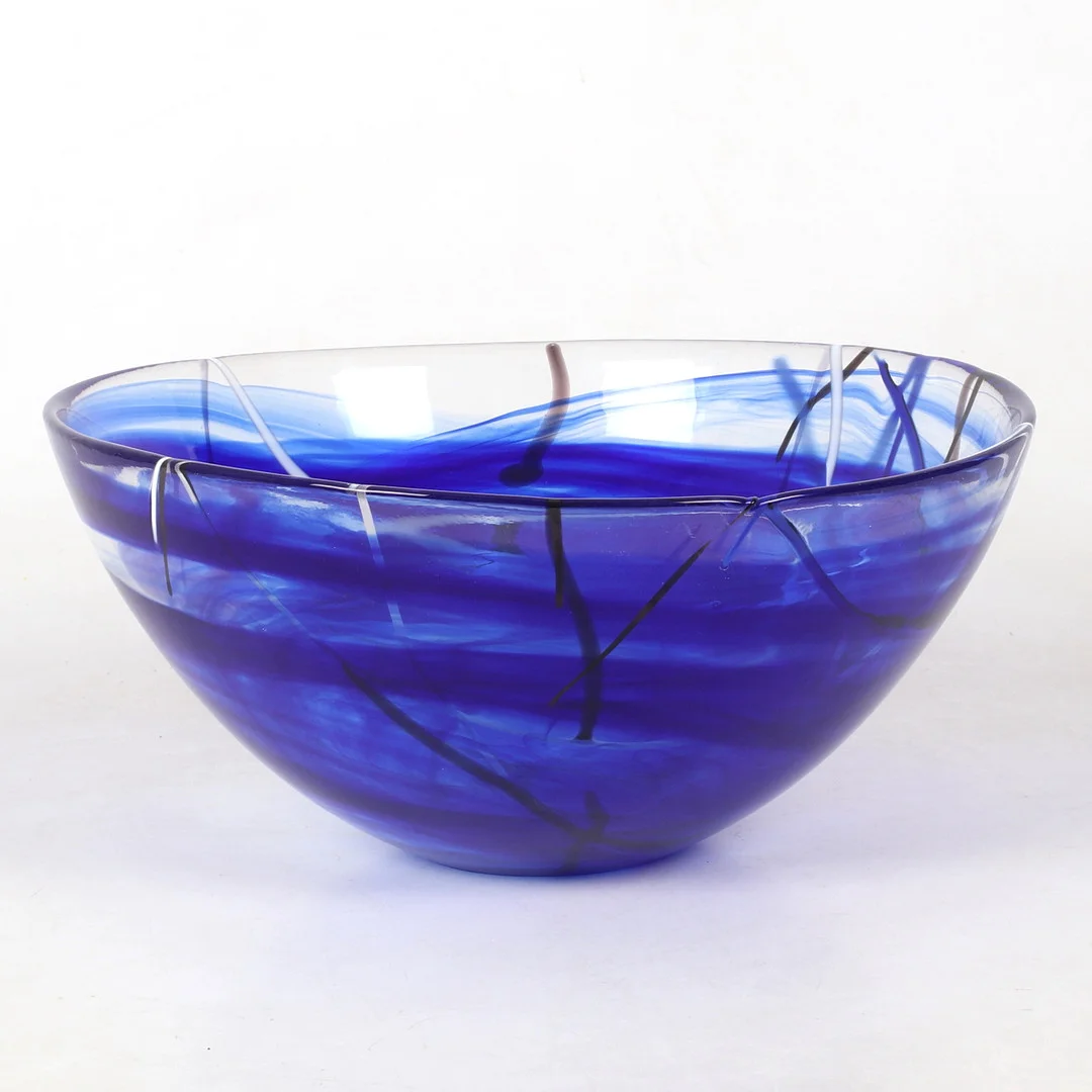 ANNA EHRNER. Skål, "Contrast", glas, Kosta Boda. — Art glass — Stadsauktion Sundsvall