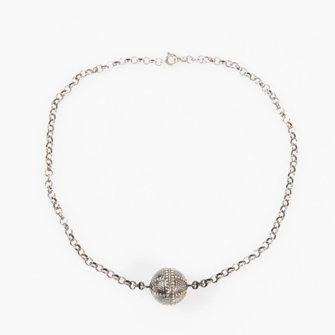 HALSBAND, sterlingsilver, ”Skatten från Halikko”, Kalevala Koru, Finland 1996. — Necklace — Stockholms Auktionsverk Helsingborg