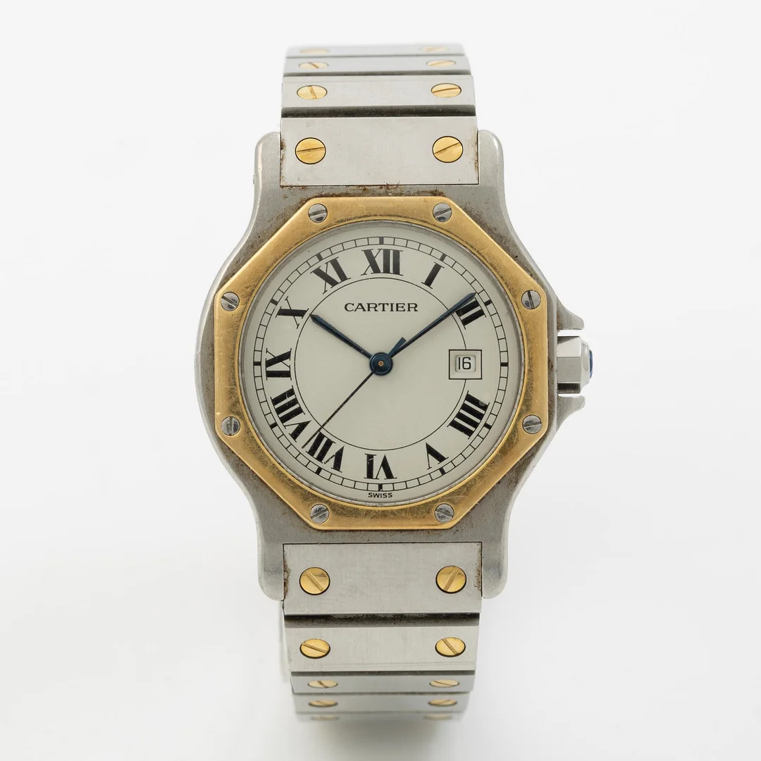 Cartier, Santos Ronde, armbandsur, 29 mm. — Klockor & Ur/Armbandsur — Bukowskis