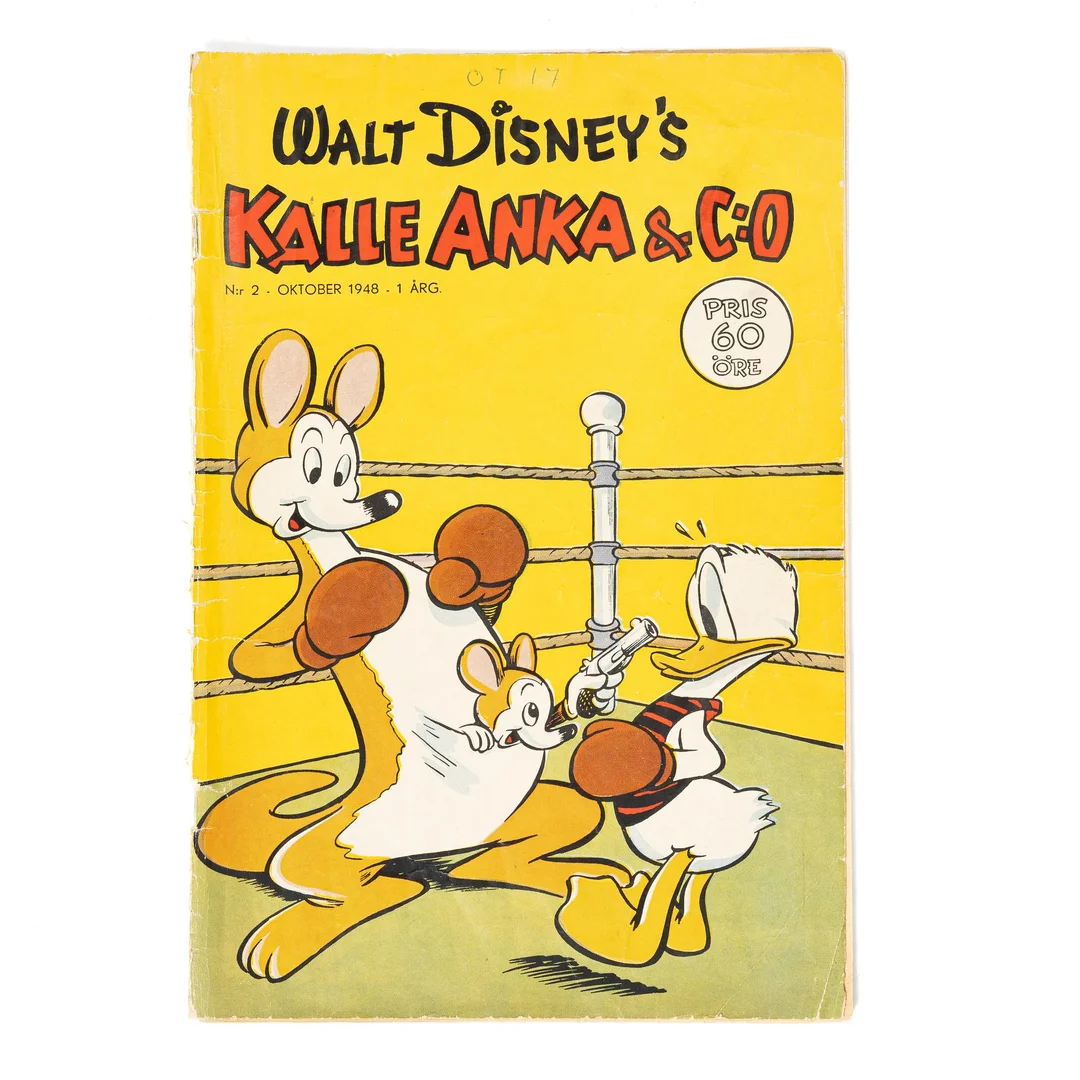 Serietidning, Kalle Anka & Co, nr 2, 1948. — Samlarföremål/Övrigt — Bukowskis