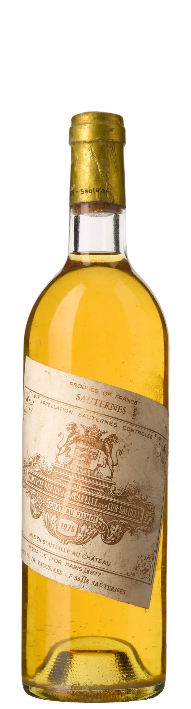 1 x Chateau Filhot 1975 — 1 x Chateau Filhot 1975 — Vin/Vin — Blomqvist