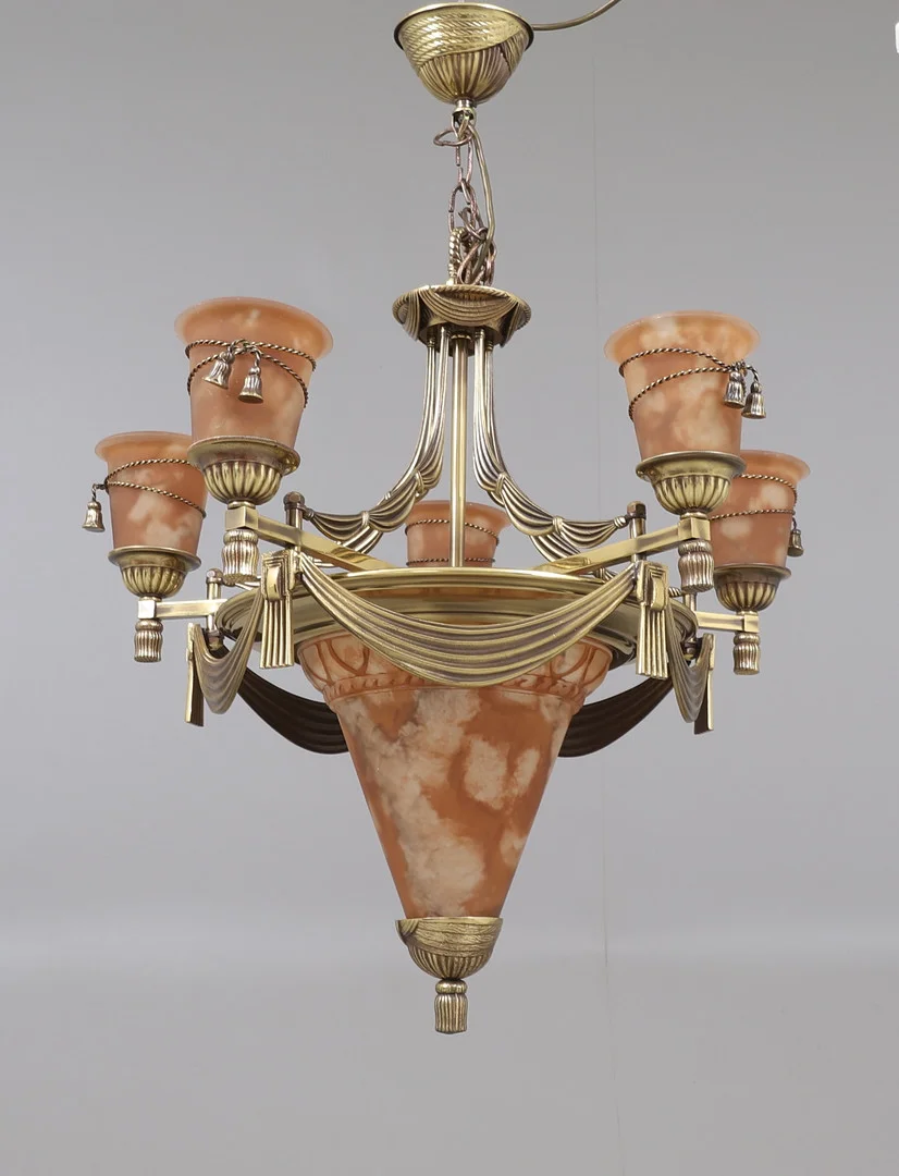 TAKLAMPA, metall, glas, 1900-talets andra hälft. — Ceiling lights — RA Auktionsverket Norrköping