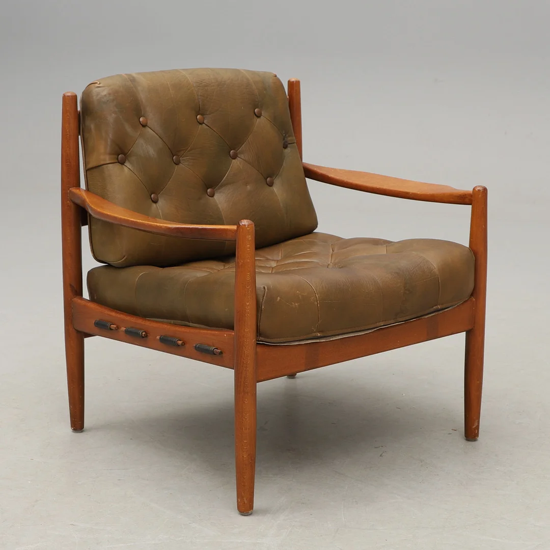 INGEMAR THILLMARK. FÅTÖLJ, "Läckö", OPE Möbler, 1960-tal. — Armchairs & Chairs — Crafoord Auktioner Malmö