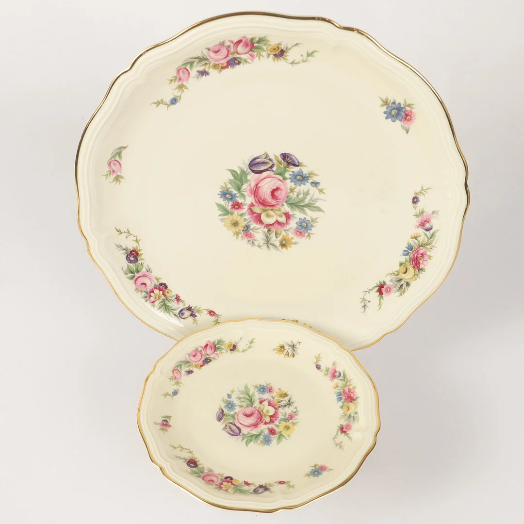 FRUKTSERVIS, 7 delar, porslin, Rosenthal, Tyskland. — Tableware — Helsingborgs Auktionskammare