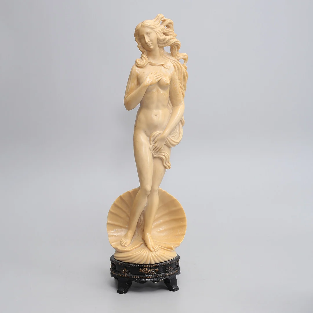 SKULPTUR, "Venus födelse", konstmassa, Italien. — Sculptures & Bronzes — Auktionshuset Thelin & Johansson