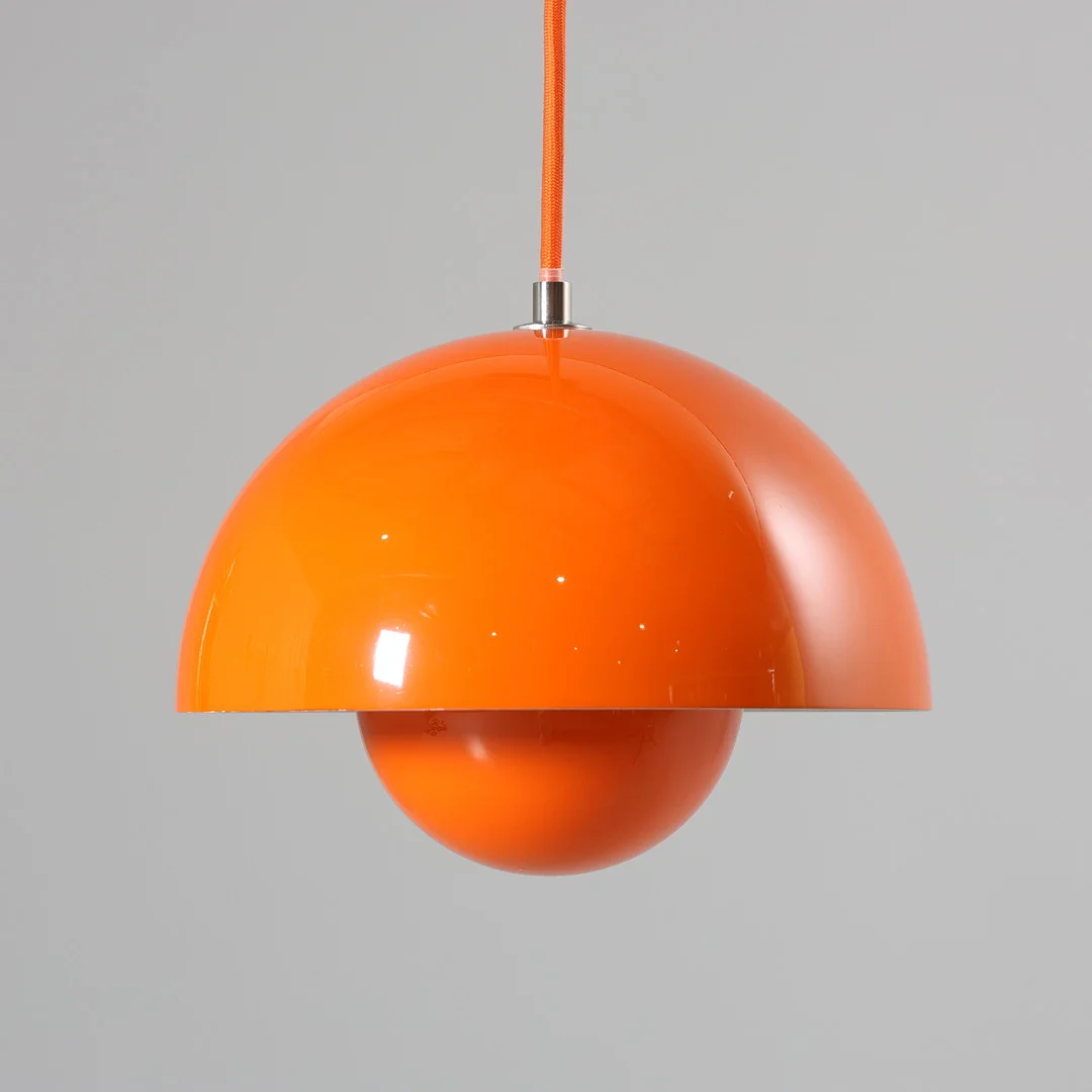 VERNER PANTON. TAKLAMPA, "Flower Pot", metall, Tradition, Danmark. — Ceiling lights — Borås Auktionshall