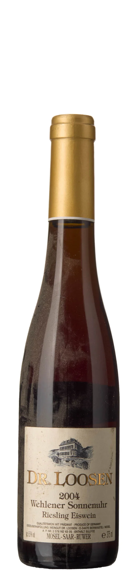 1 x 0,375 l Wehlener Sonnenuhr Riesling Eiswein 2004, Dr. Loosen — 1 x 0,375 l Wehlener Sonnenuhr Riesling Eiswein 2004, Dr. Loosen — Vin/Vin — Blomqvist